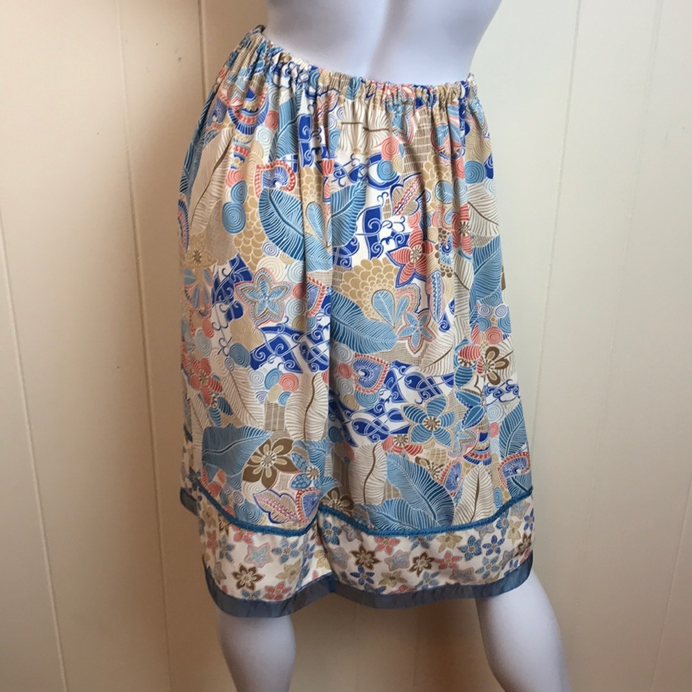 Vintage 60s/70s Style Retro Handmade Floral Skirt - Picture 2 of 5